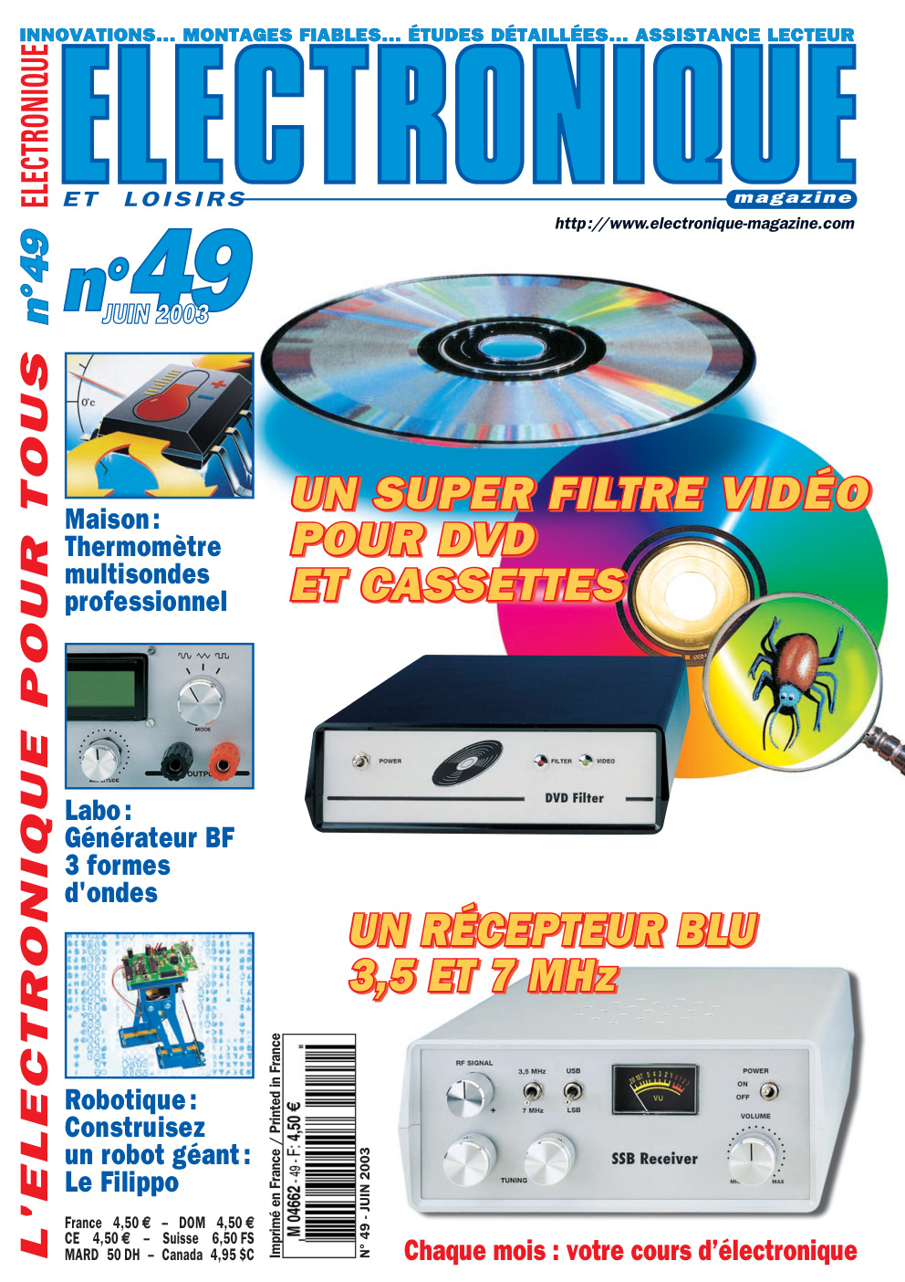 Première page de electroniqueetloisirs numero049