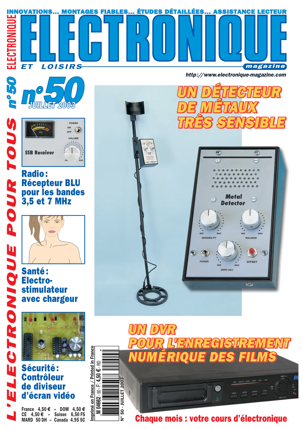 Première page de electroniqueetloisirs numero050