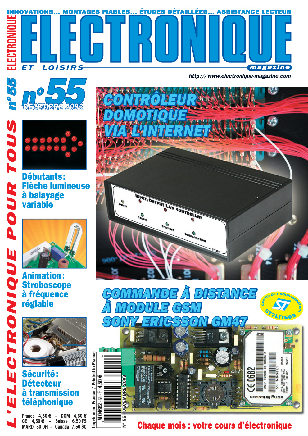 Première page de electroniqueetloisirs numero055