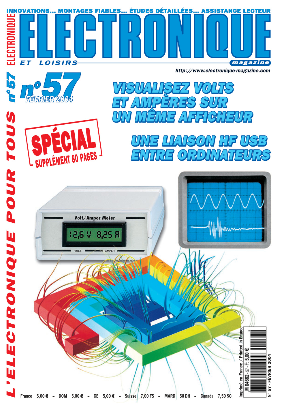 Première page de electroniqueetloisirs numero057