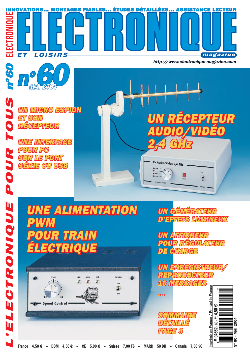 Première page de electroniqueetloisirs numero060