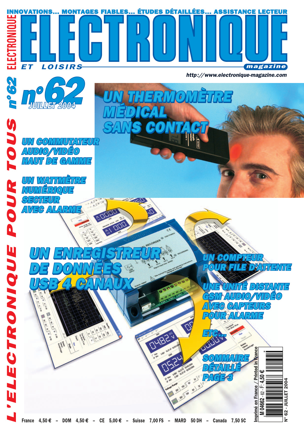 Première page de electroniqueetloisirs numero062