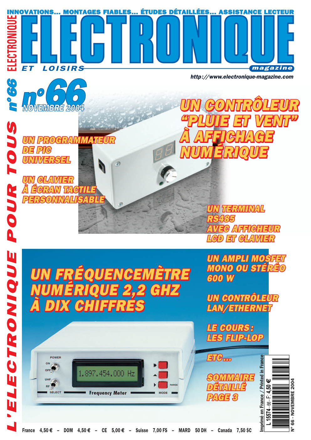 Première page de electroniqueetloisirs numero066