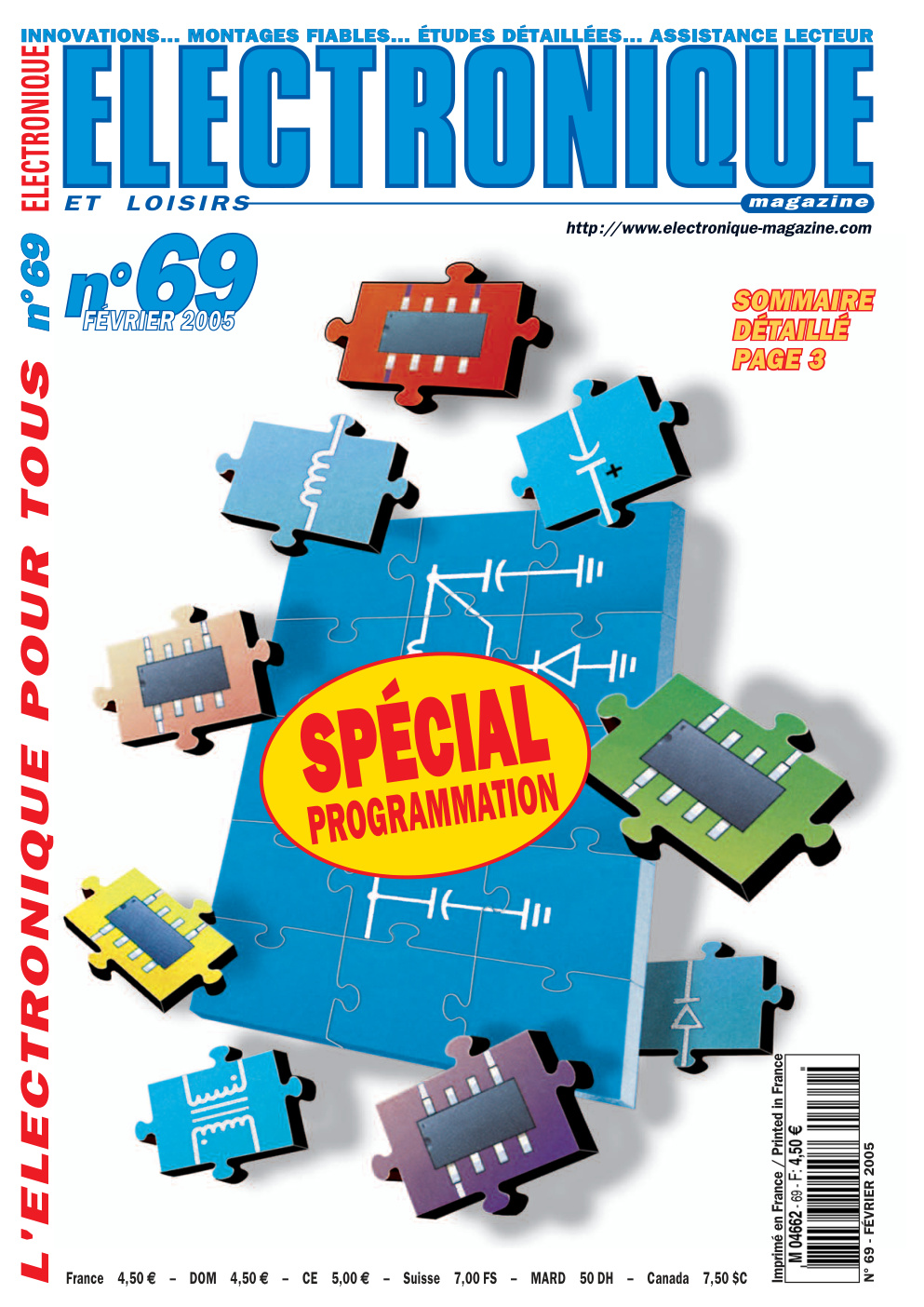 Première page de electroniqueetloisirs numero069