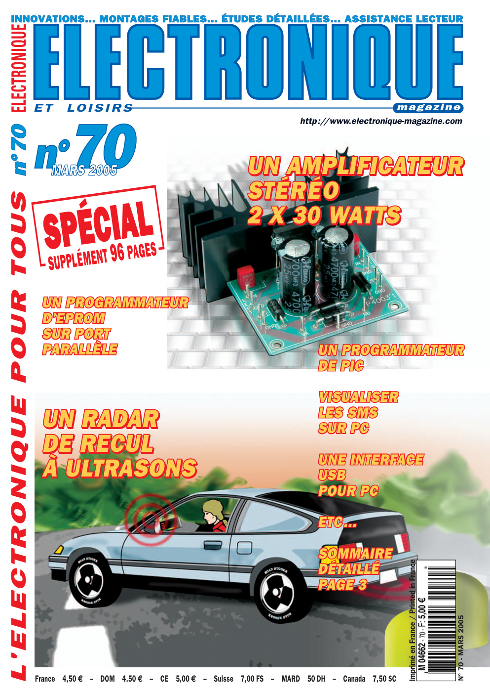 Première page de electroniqueetloisirs numero070