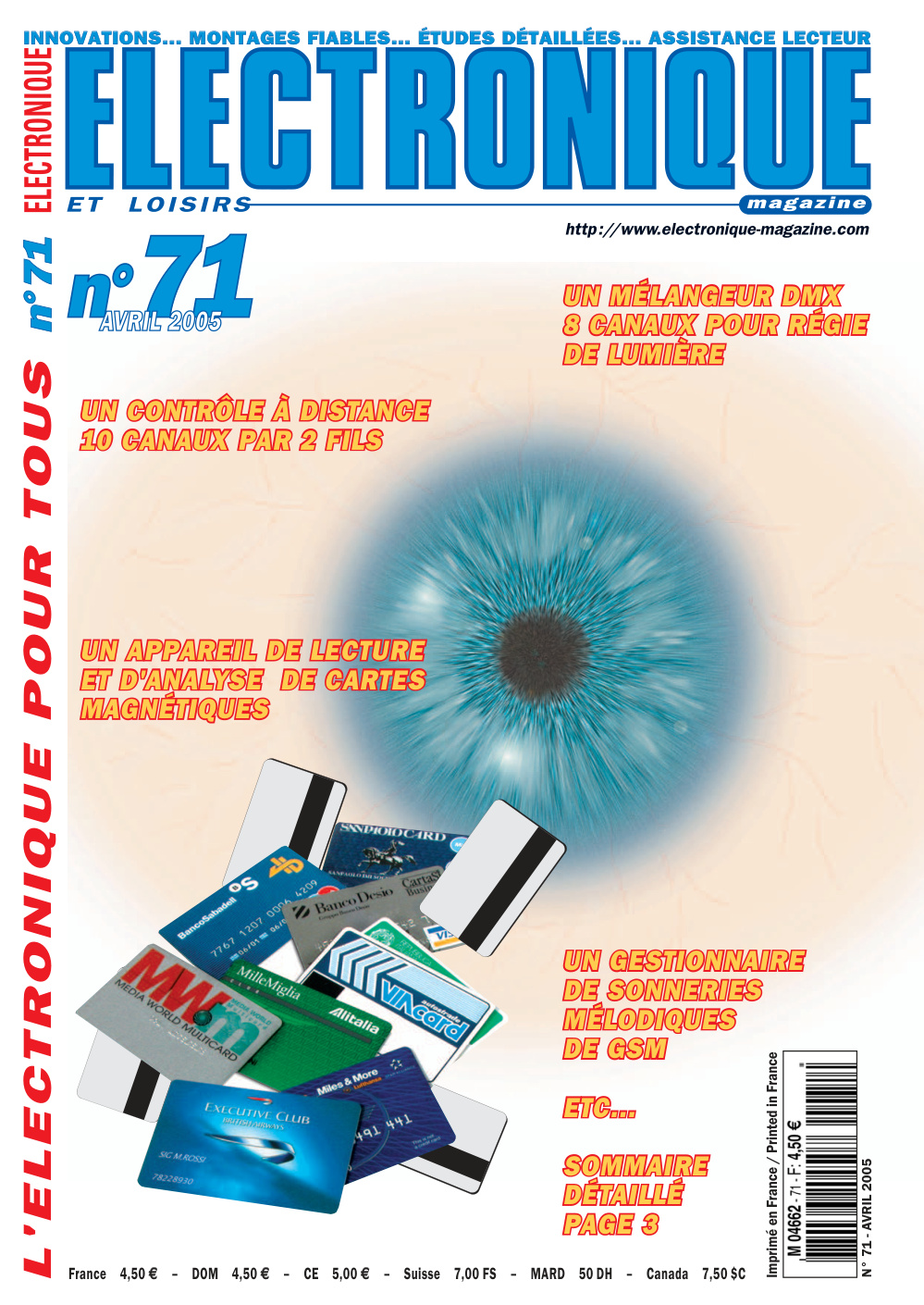 Première page de electroniqueetloisirs numero071