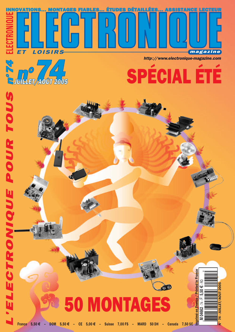 Première page de electroniqueetloisirs numero074