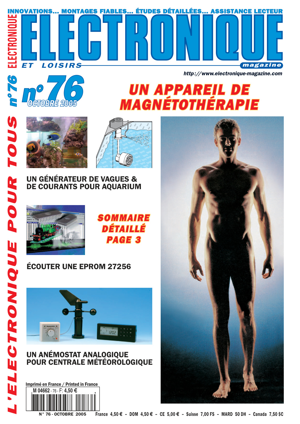 Première page de electroniqueetloisirs numero076