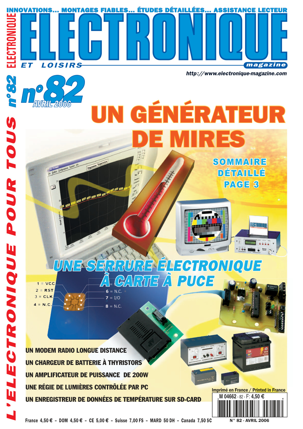Première page de electroniqueetloisirs numero082