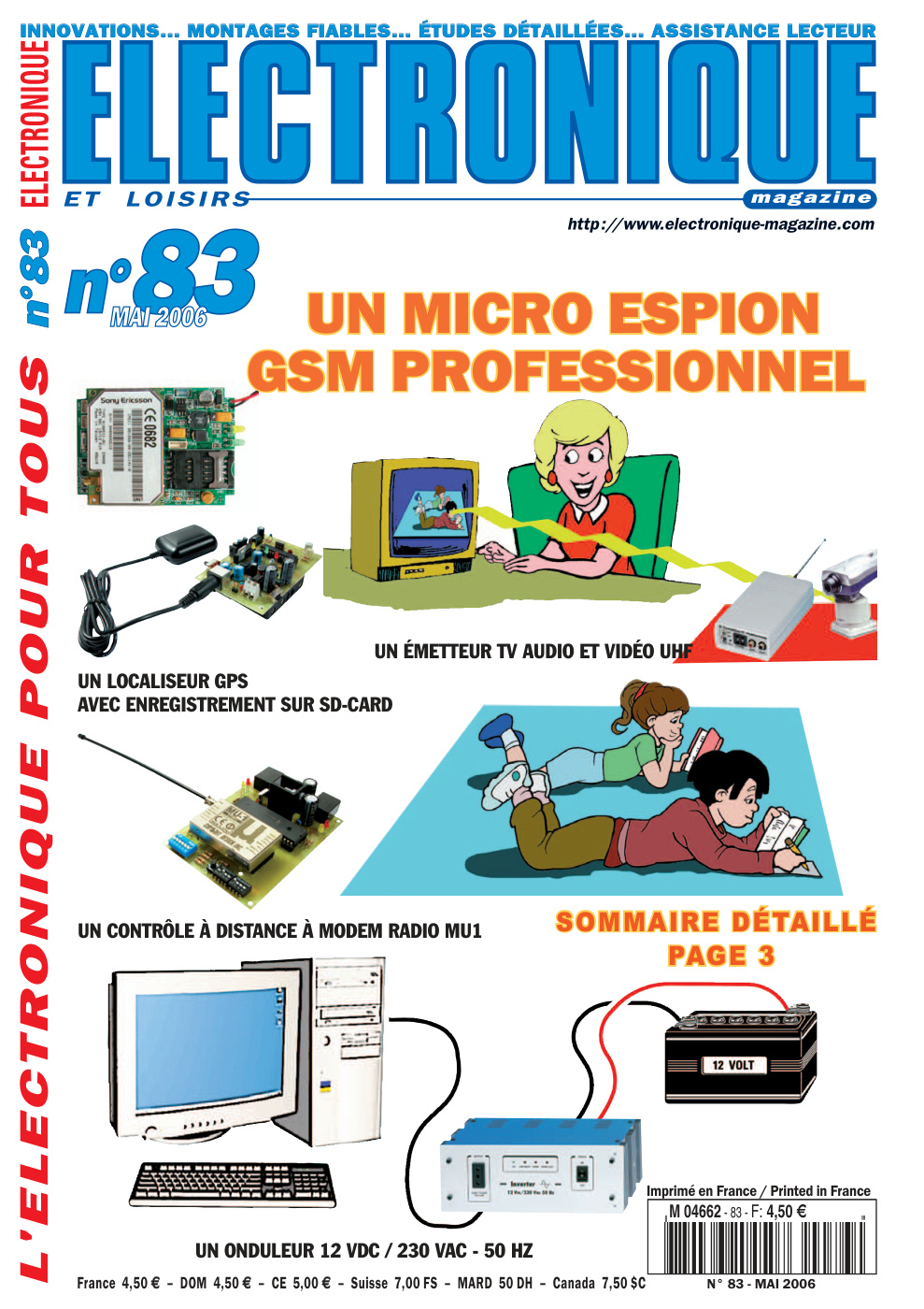 Première page de electroniqueetloisirs numero083