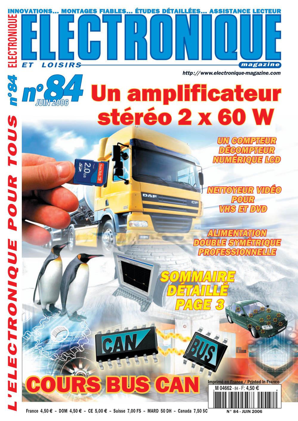 Première page de electroniqueetloisirs numero084