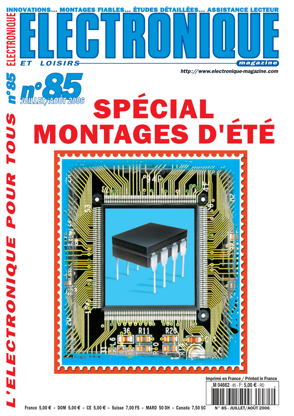 Première page de electroniqueetloisirs numero085