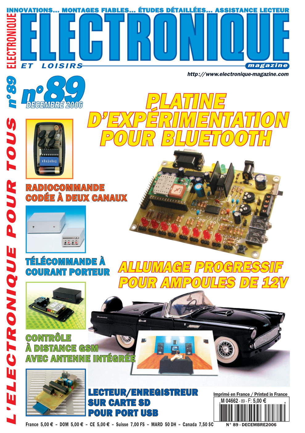 Première page de electroniqueetloisirs numero089