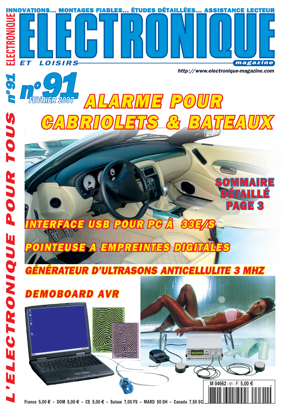 Première page de electroniqueetloisirs numero091