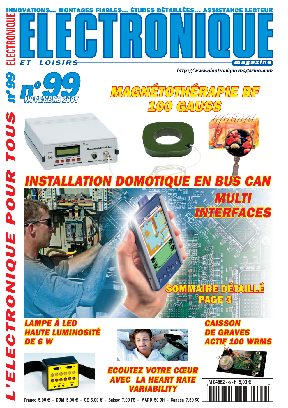 Première page de electroniqueetloisirs numero099