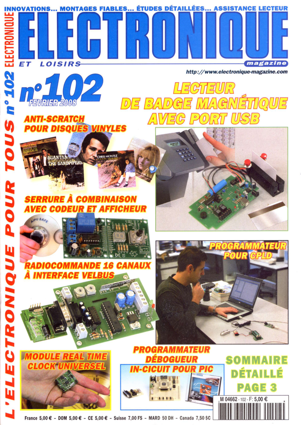 Première page de electroniqueetloisirs numero102