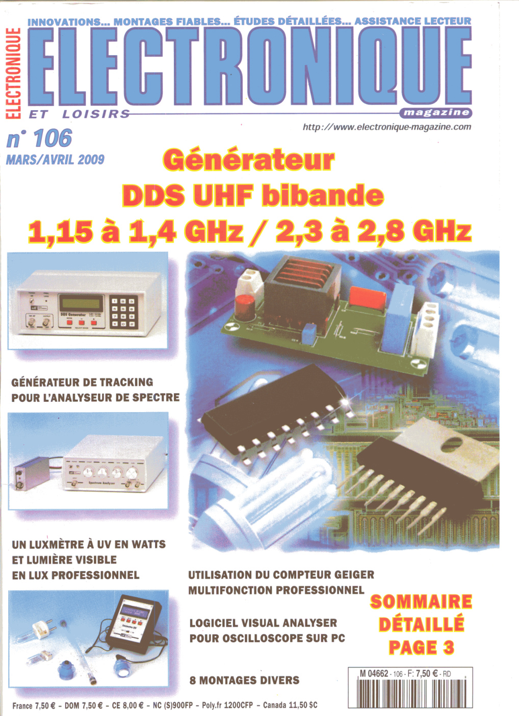 Première page de electroniqueetloisirs numero106