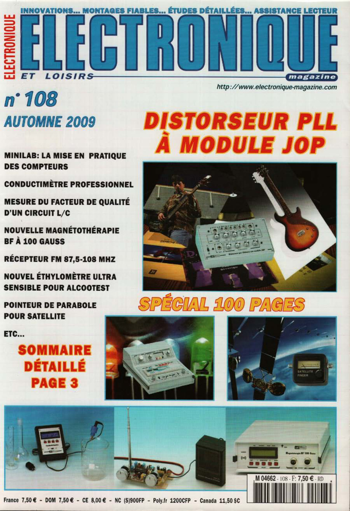 Première page de electroniqueetloisirs numero108