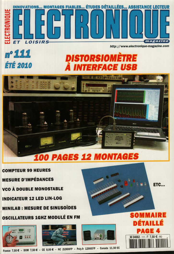 Première page de electroniqueetloisirs numero111