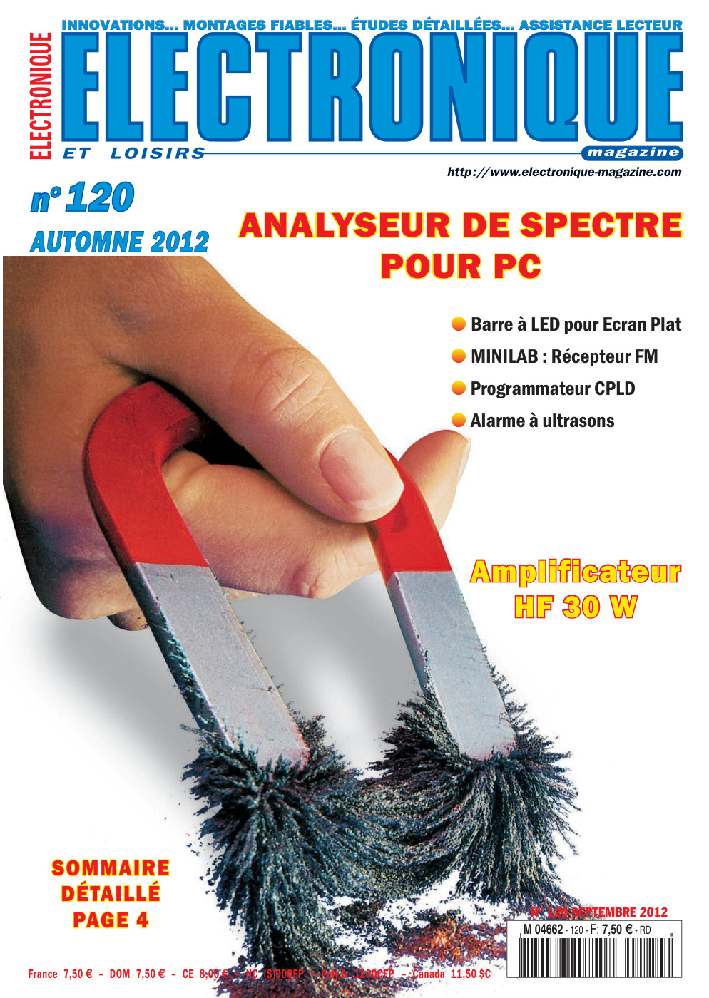 Première page de electroniqueetloisirs numero120