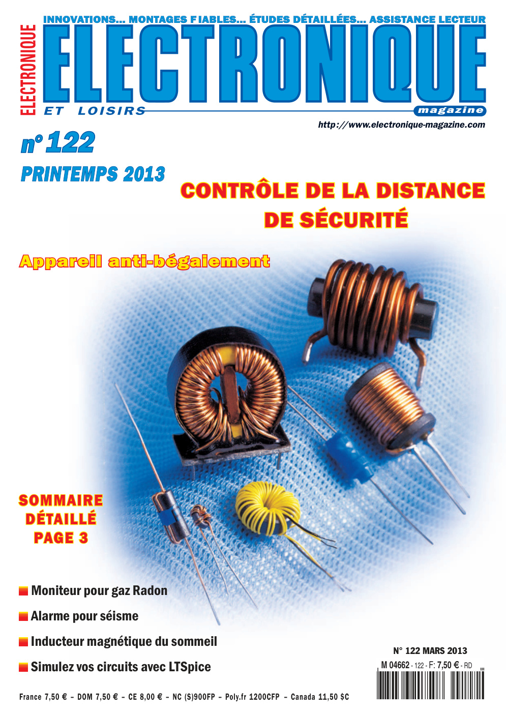 Première page de electroniqueetloisirs numero122