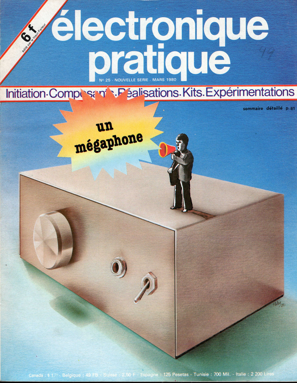 Première page de electroniquepratique numero025