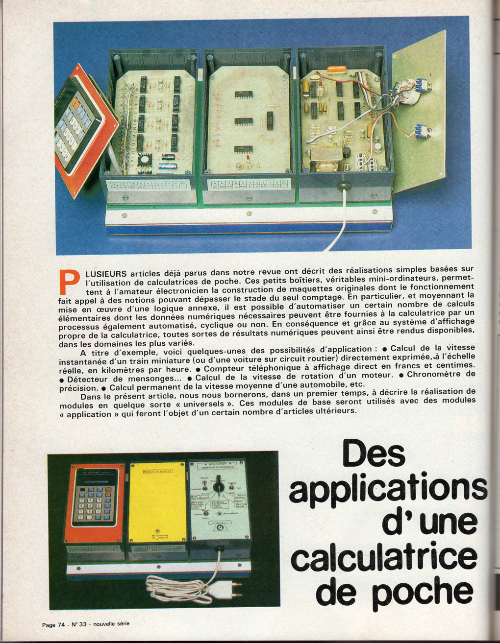Première page de electroniquepratique numero033