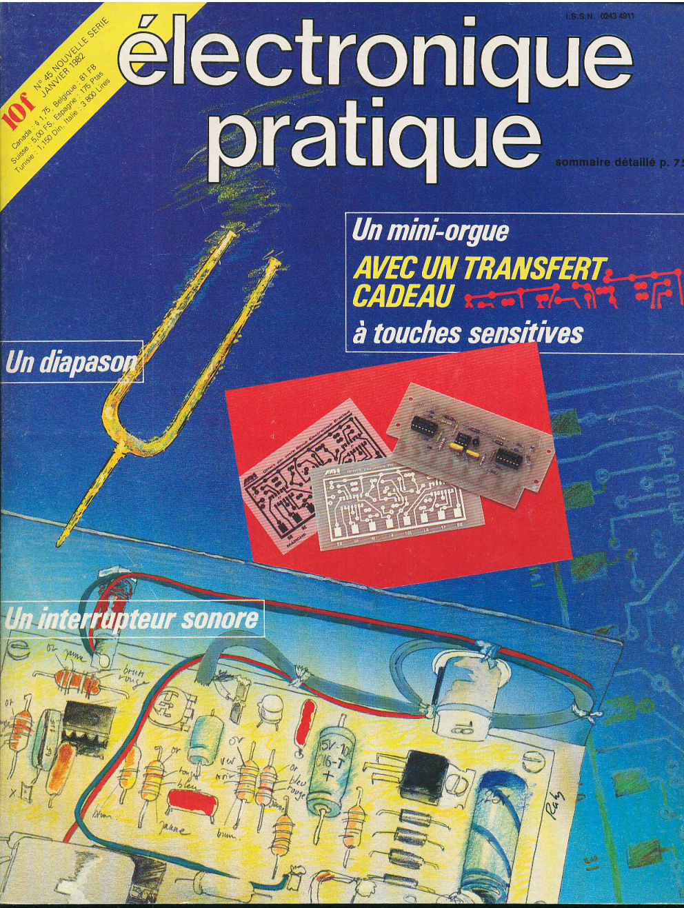 Première page de electroniquepratique numero045