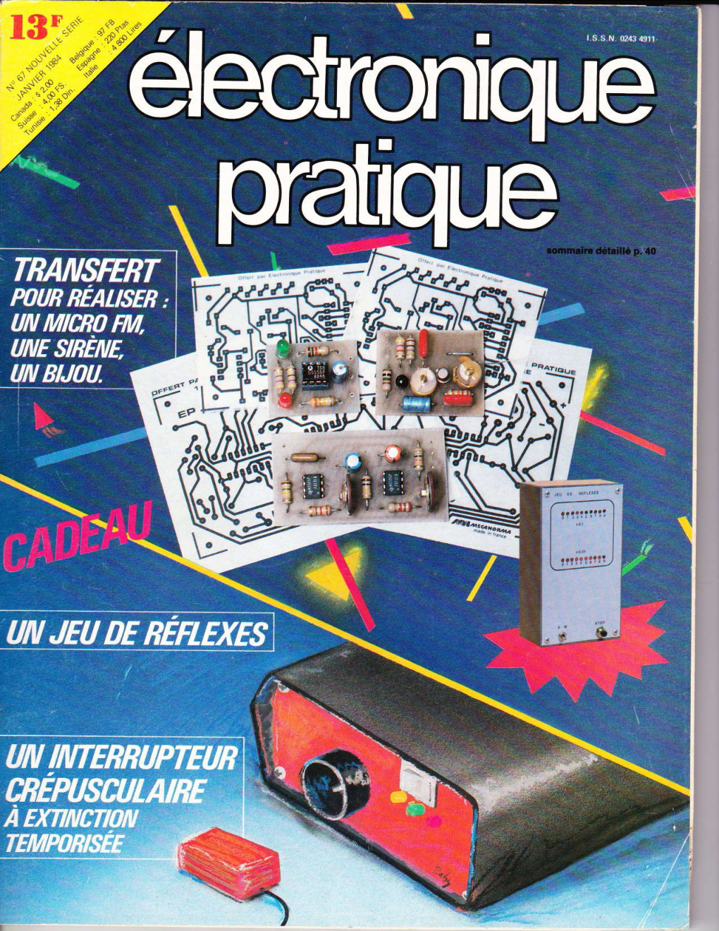 Première page de electroniquepratique numero067