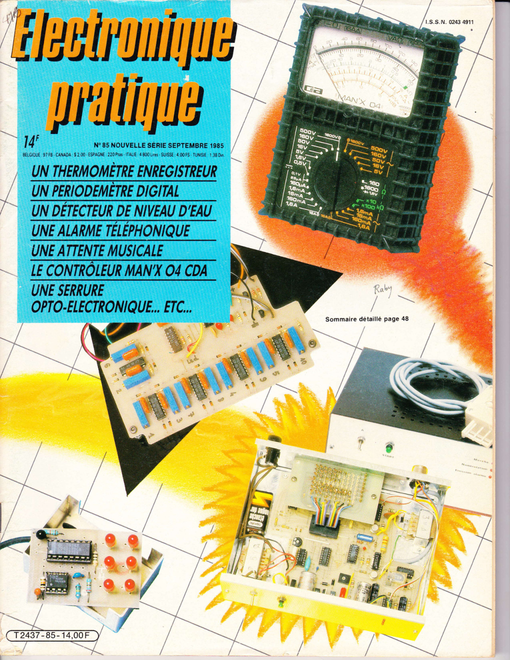 Première page de electroniquepratique numero085