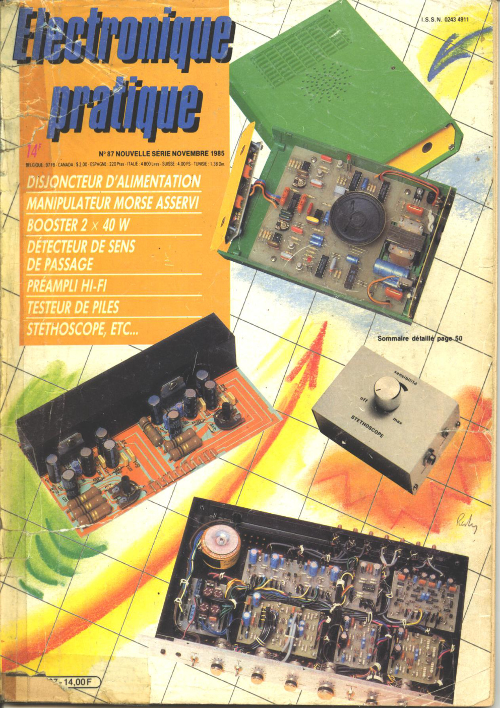 Première page de electroniquepratique numero087