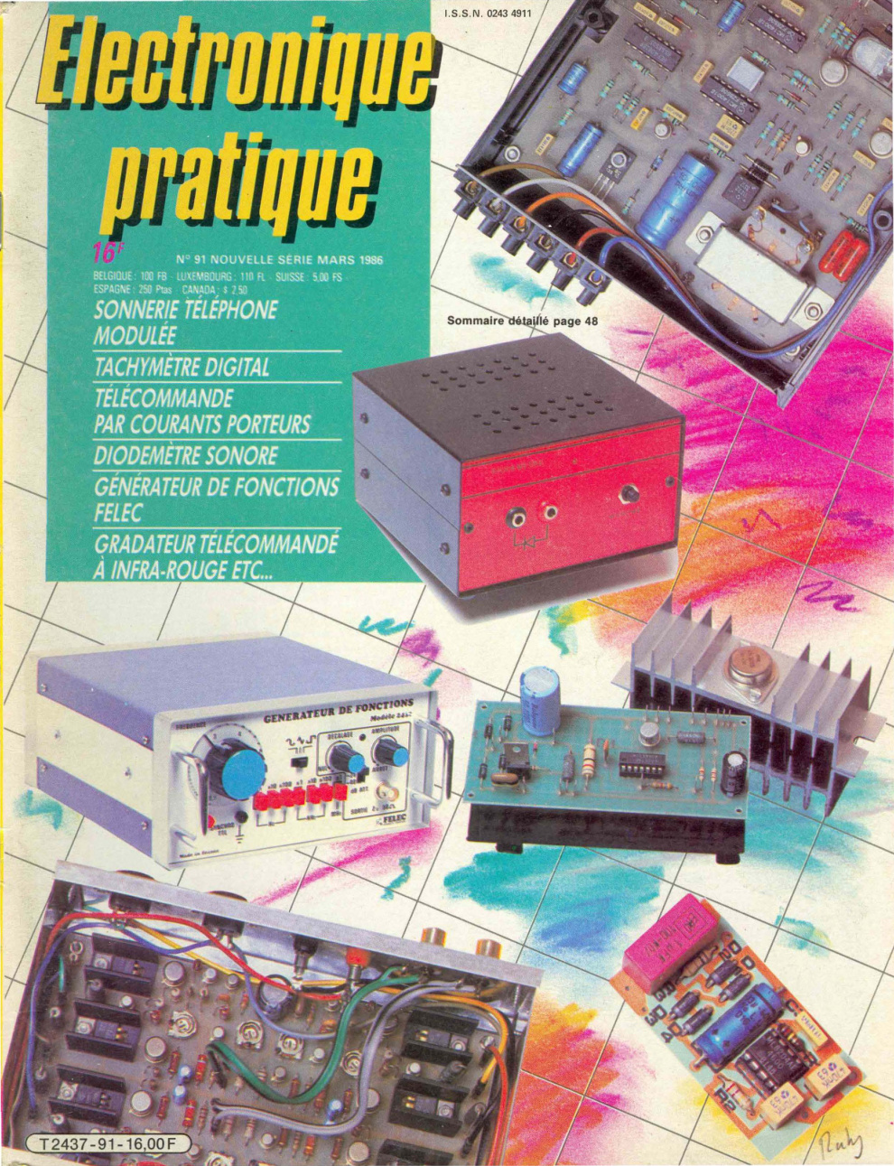 Première page de electroniquepratique numero091