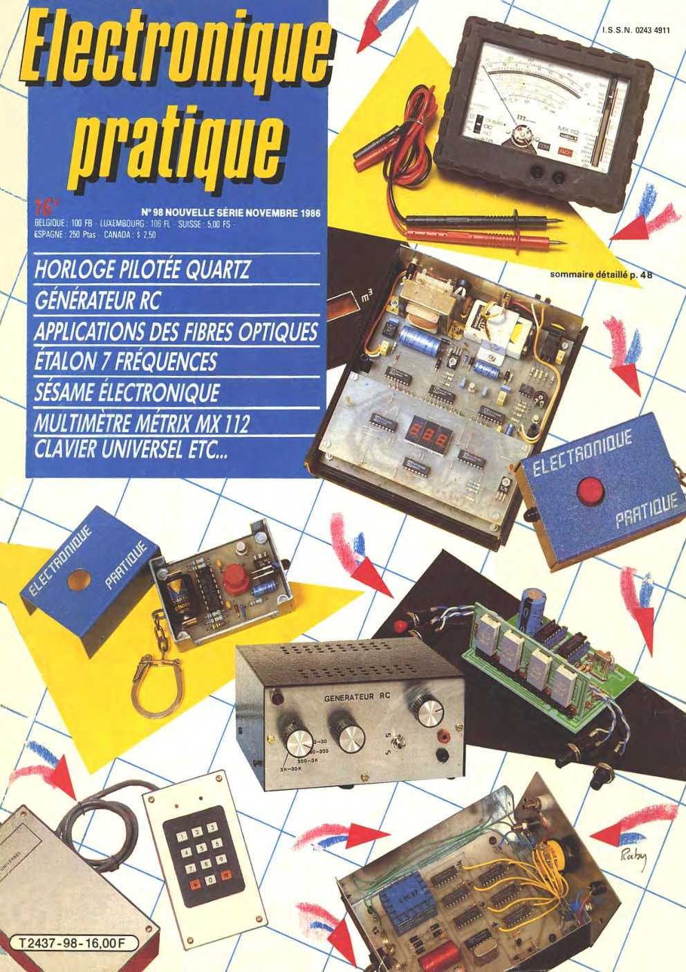 Première page de electroniquepratique numero098