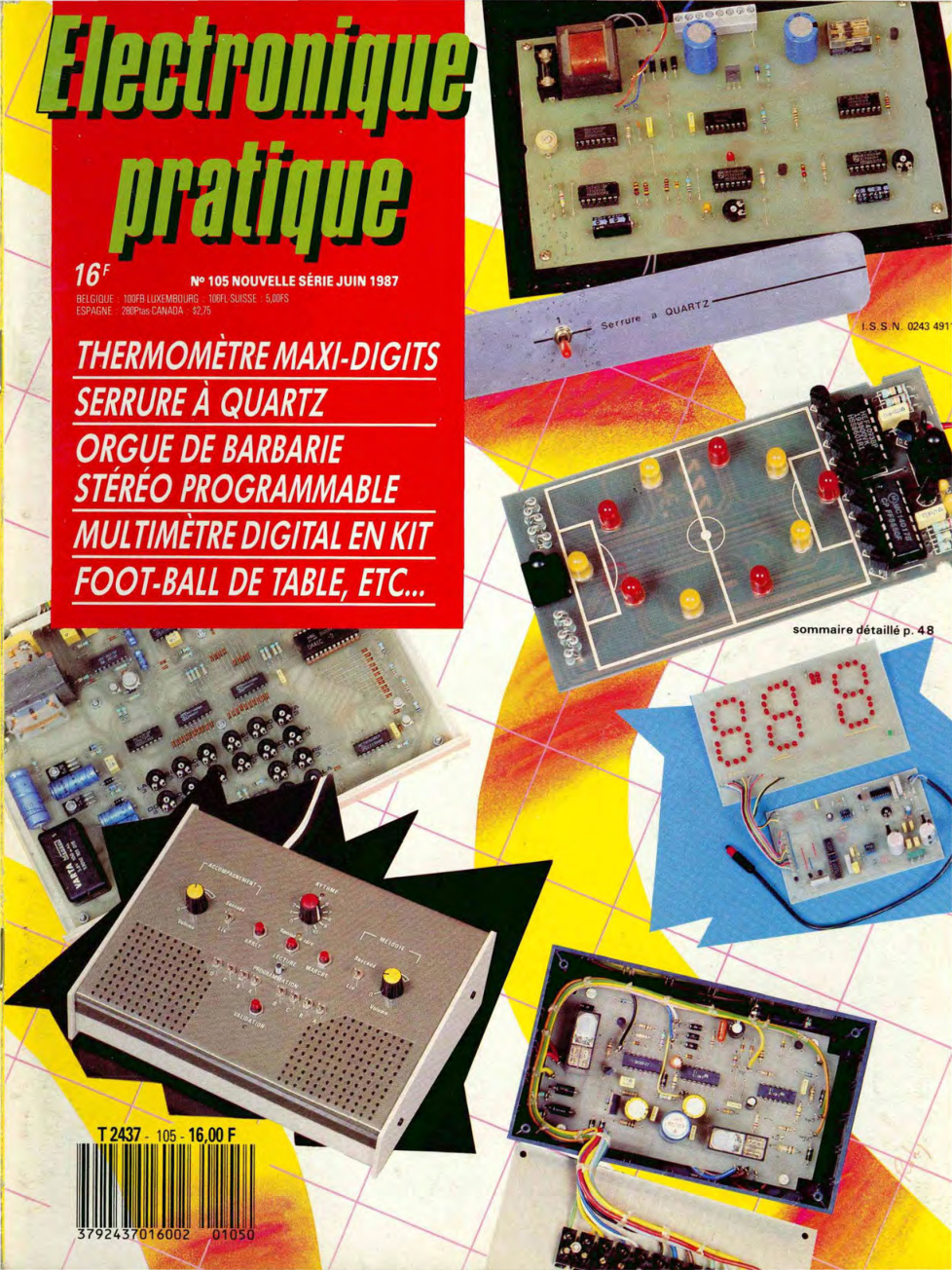 Première page de electroniquepratique numero105