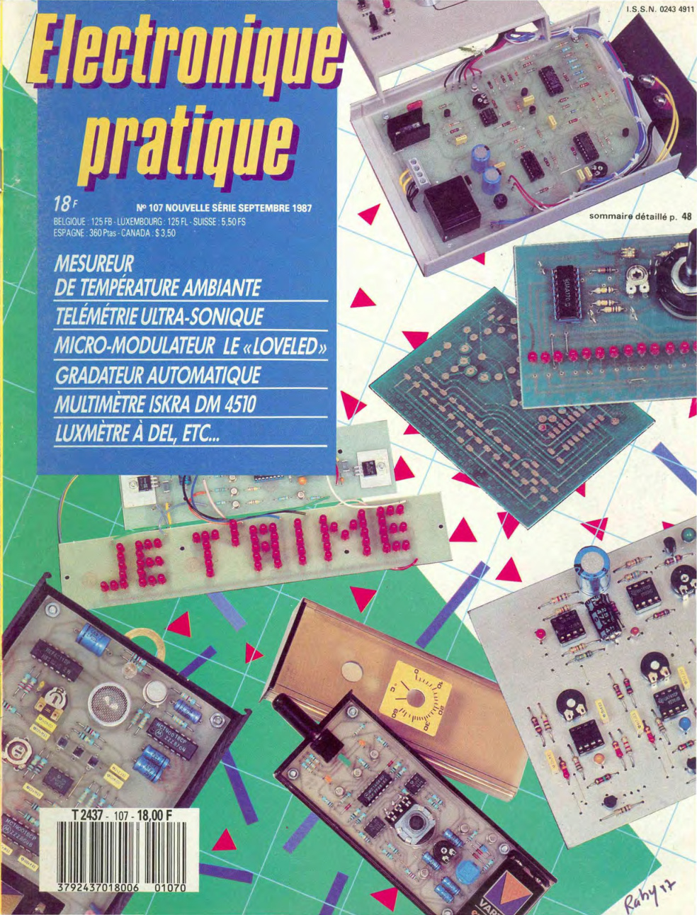 Première page de electroniquepratique numero107