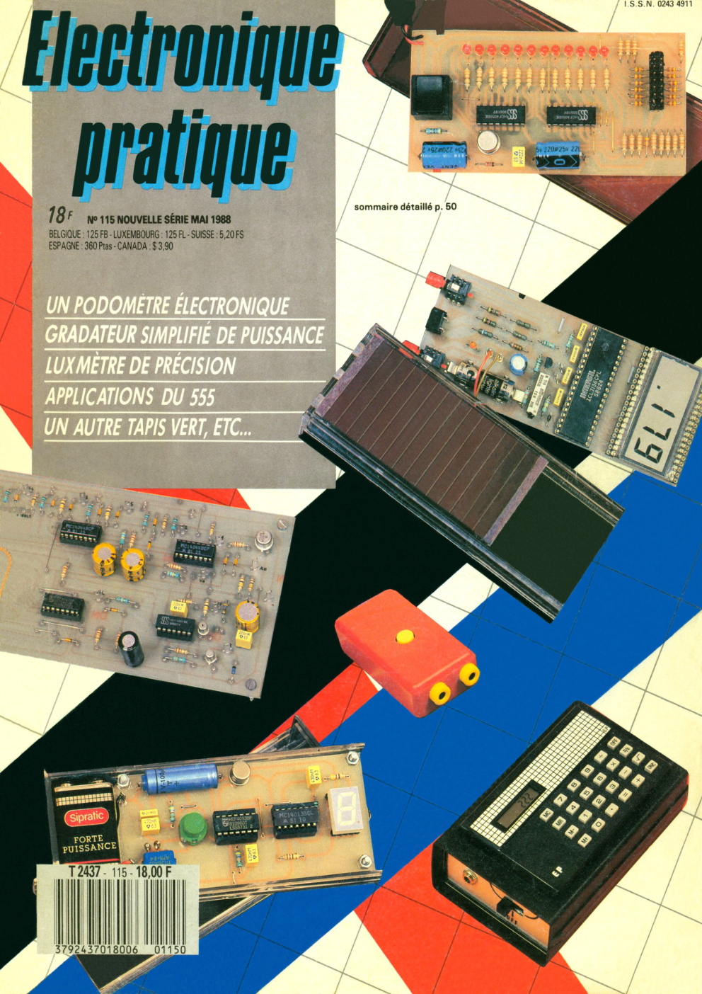 Première page de electroniquepratique numero115