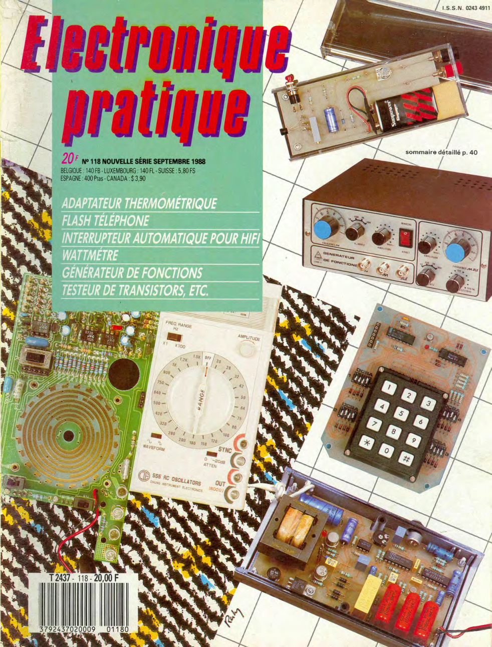 Première page de electroniquepratique numero118