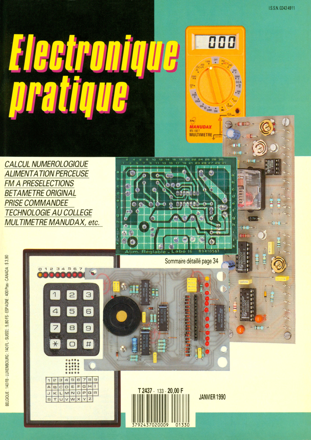 Première page de electroniquepratique numero133