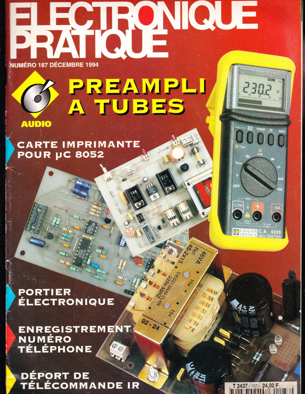 Première page de electroniquepratique numero187