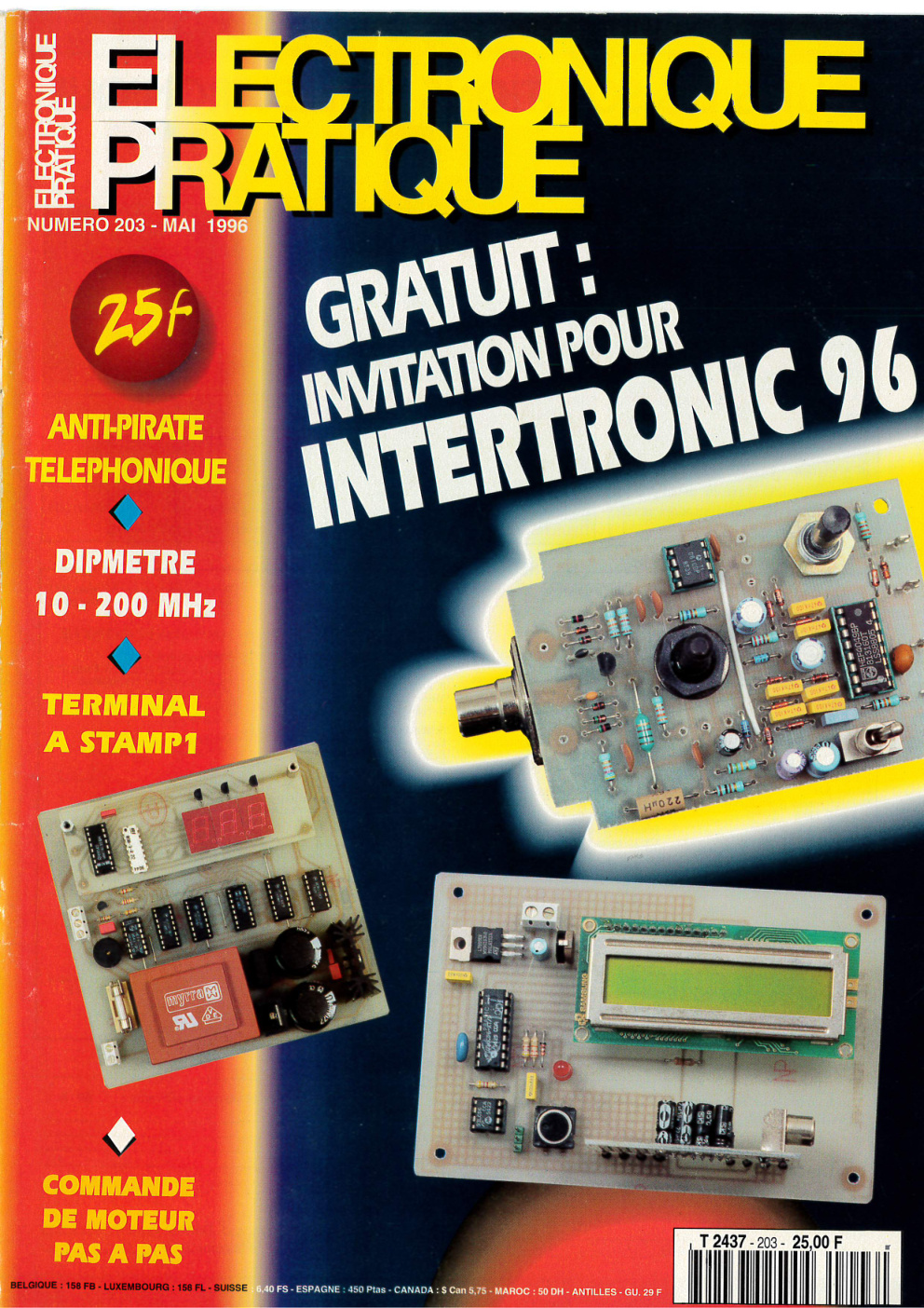 Première page de electroniquepratique numero203