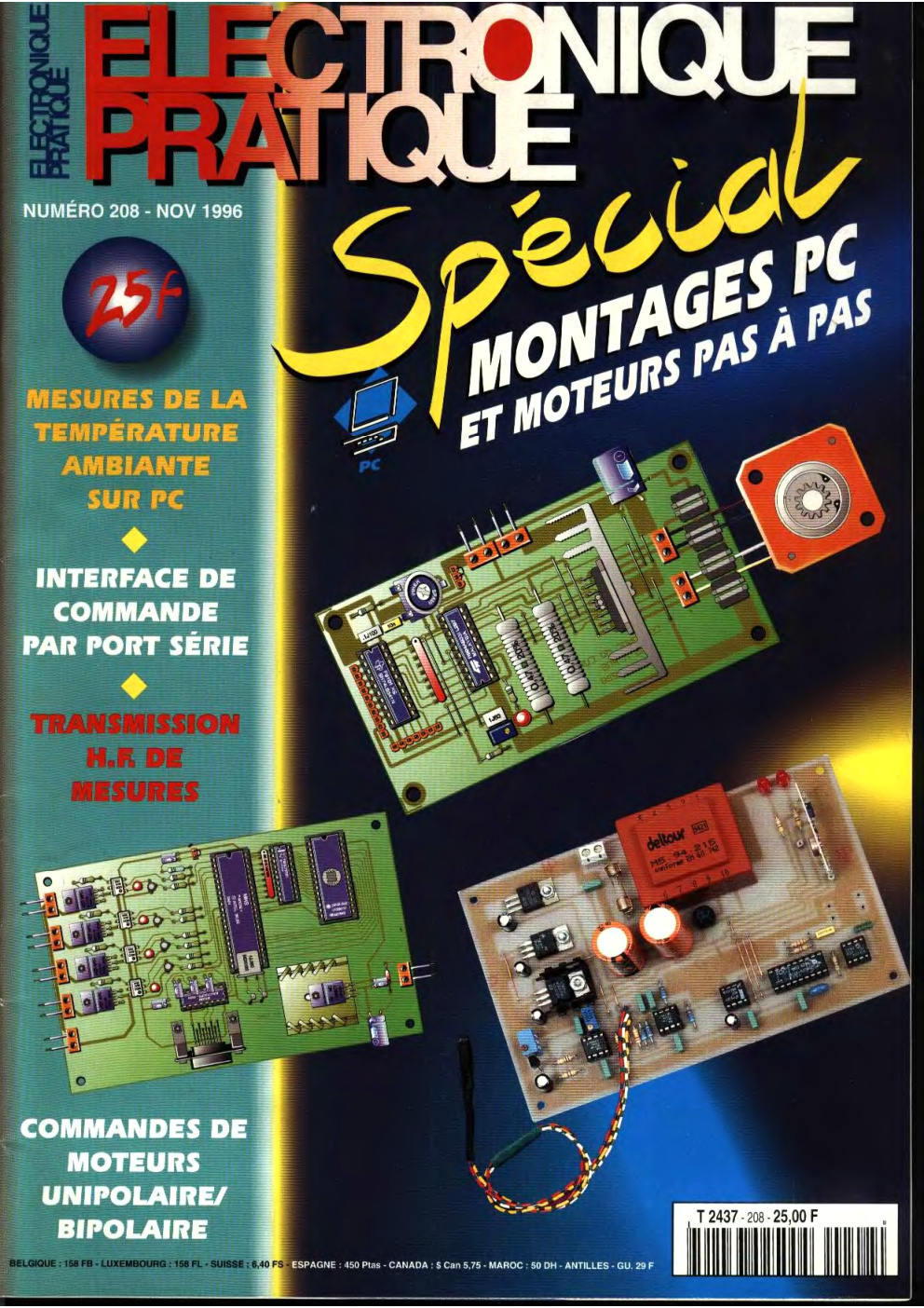 Première page de electroniquepratique numero208