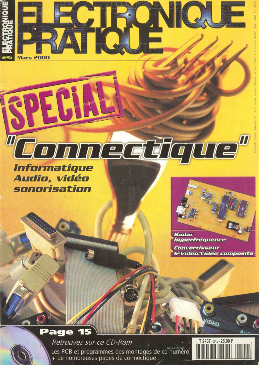 Première page de electroniquepratique numero245