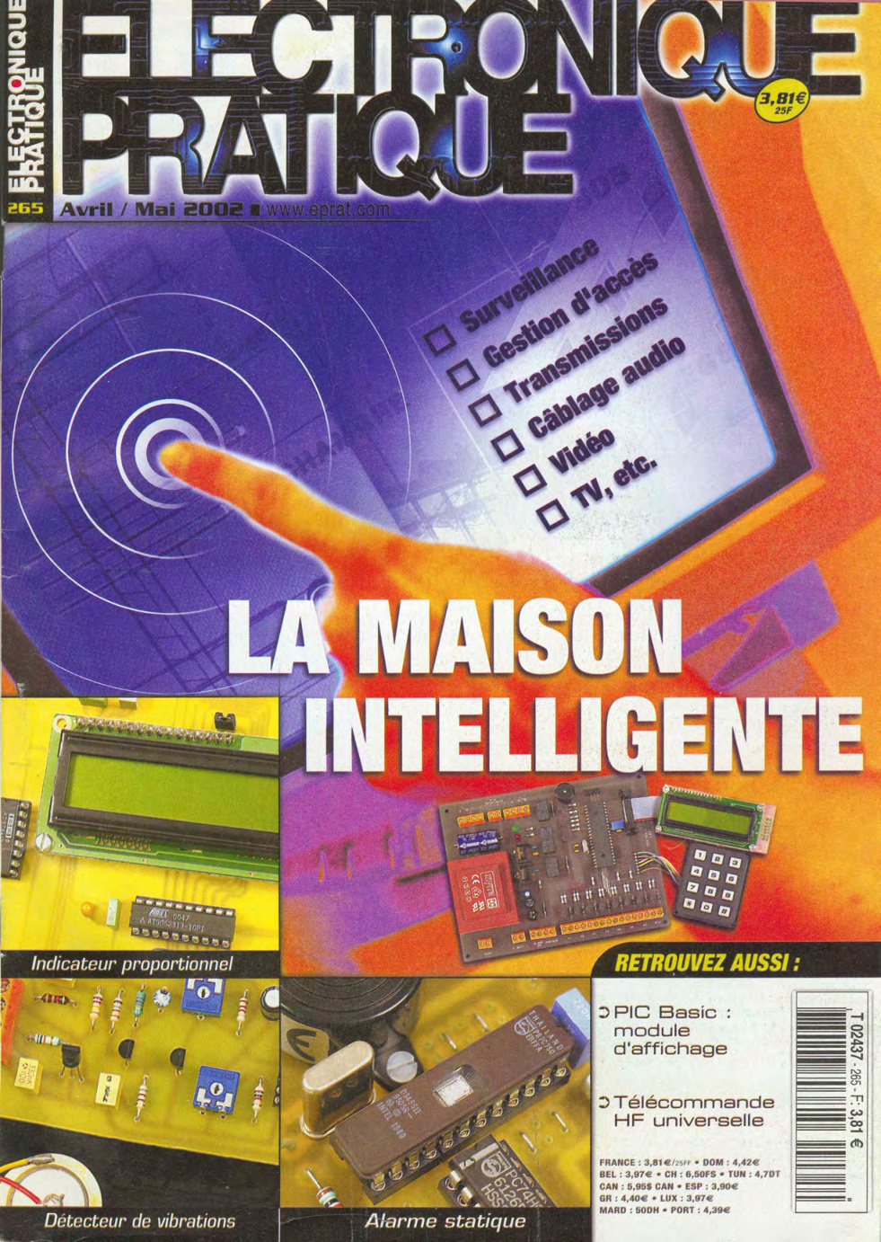 Première page de electroniquepratique numero265