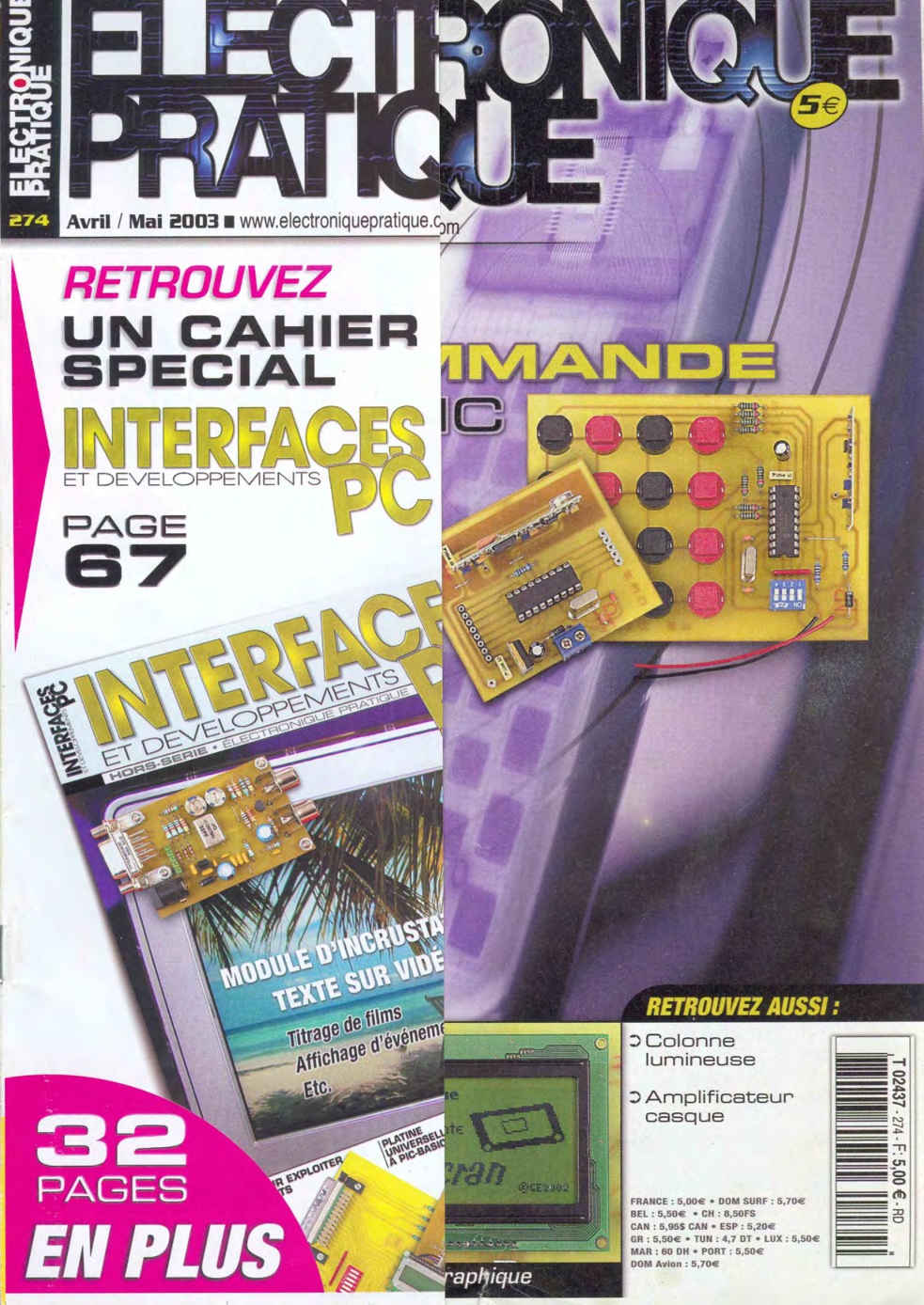 Première page de electroniquepratique numero274