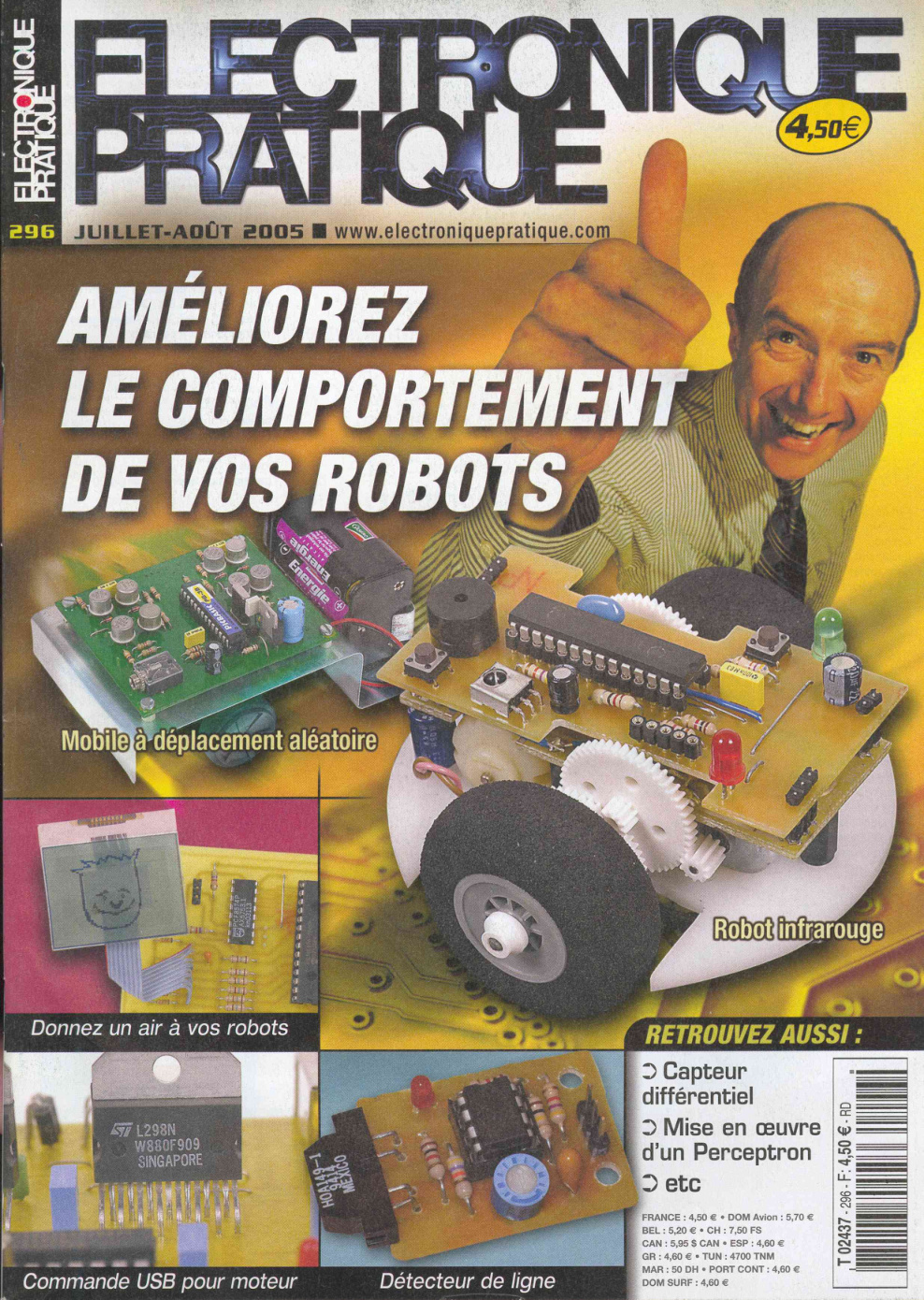Première page de electroniquepratique numero296