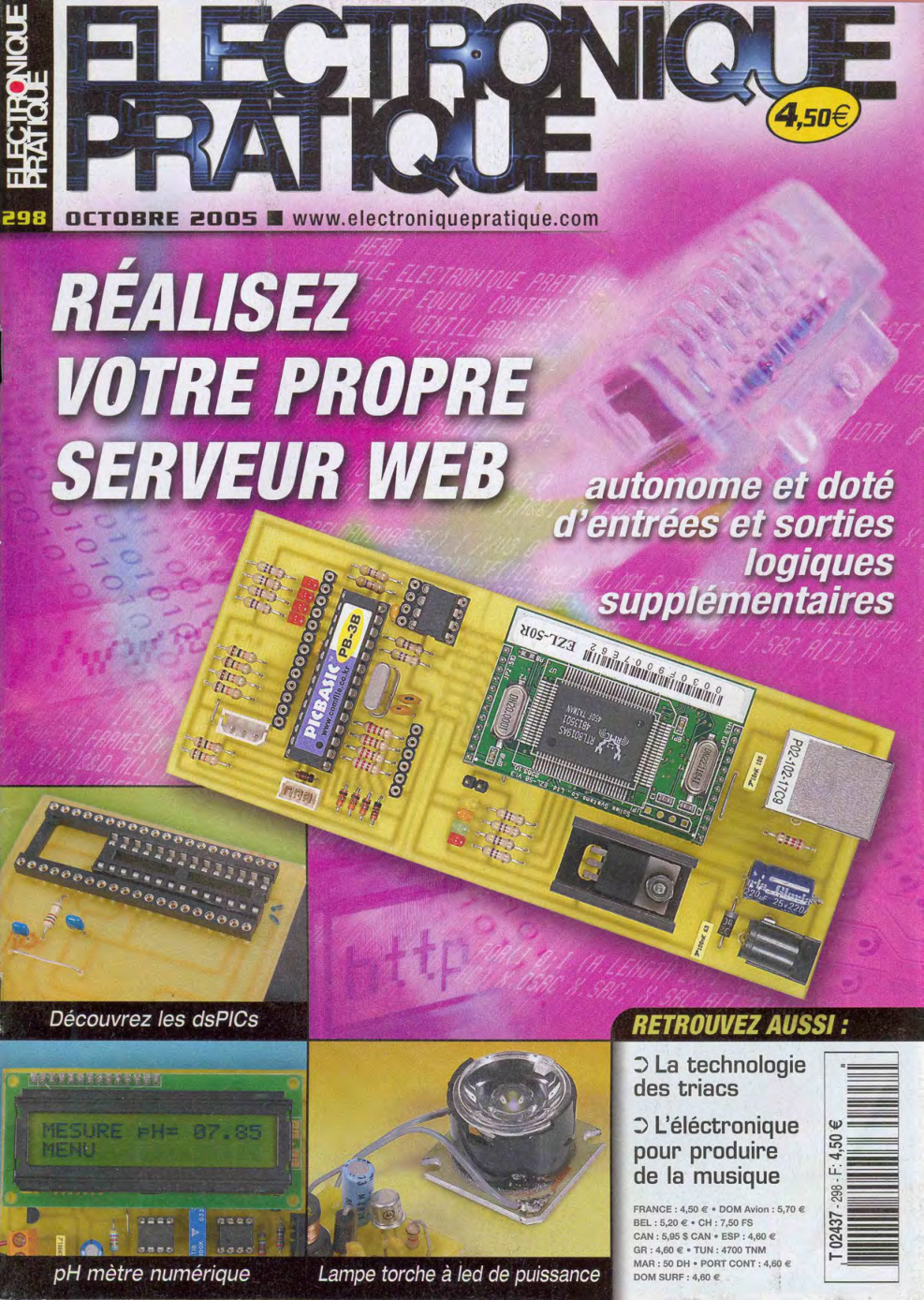 Première page de electroniquepratique numero298