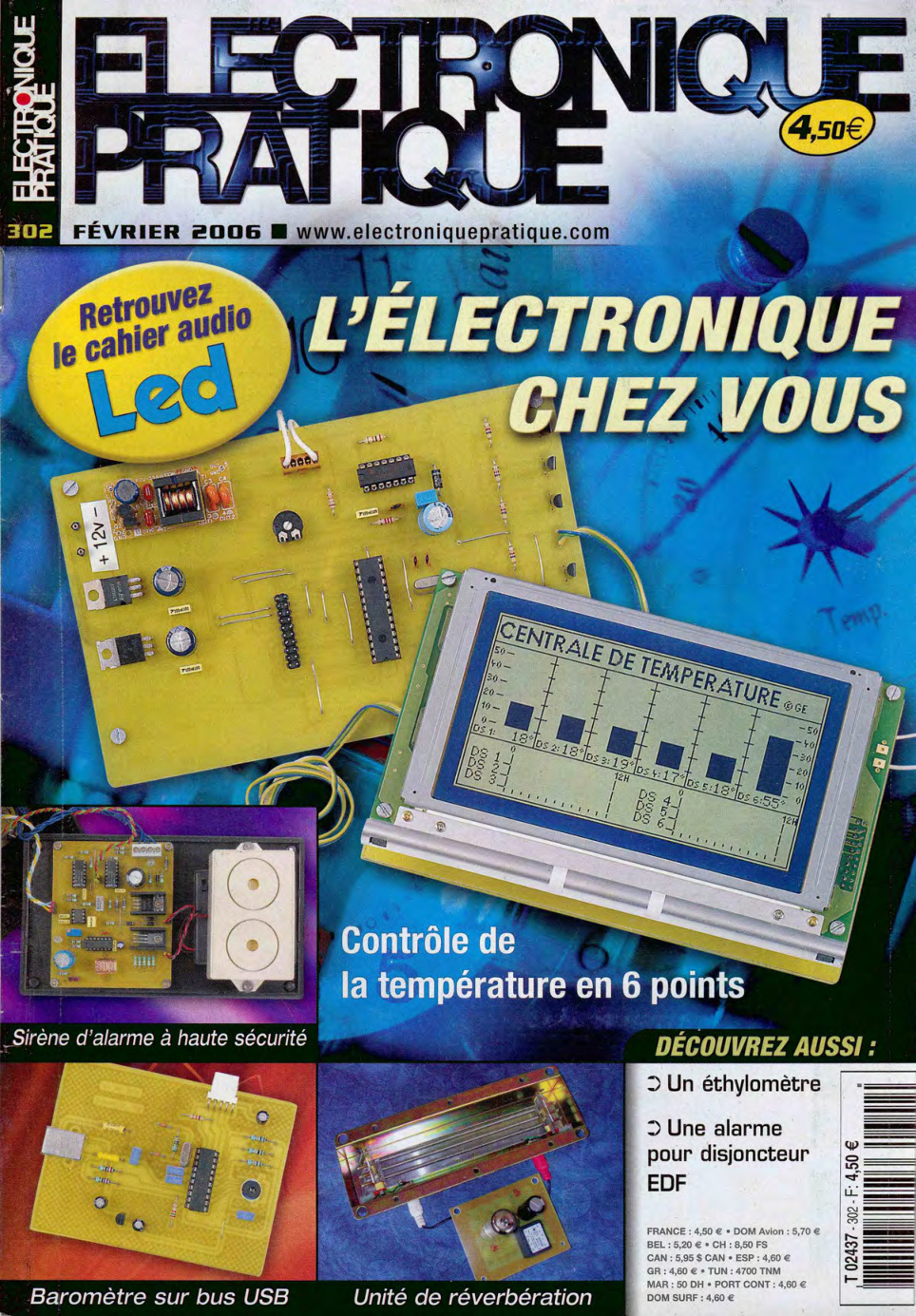 Première page de electroniquepratique numero302