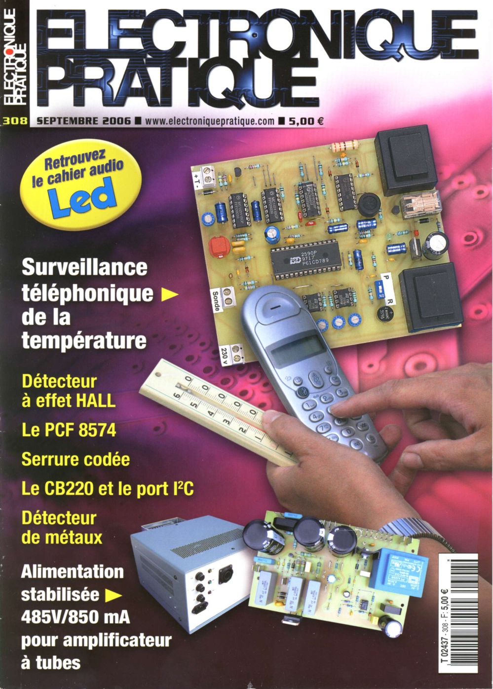 Première page de electroniquepratique numero308