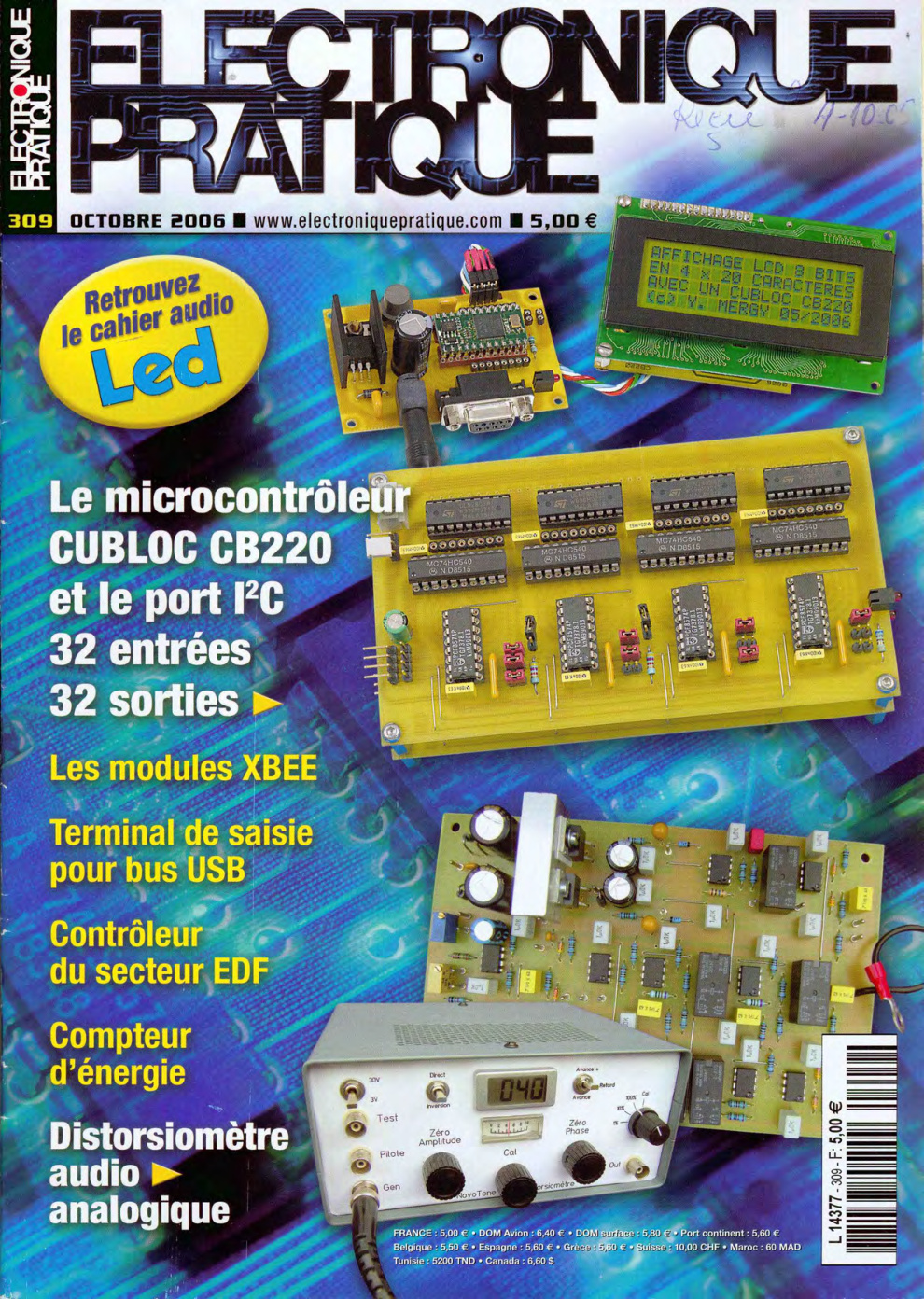 Première page de electroniquepratique numero309