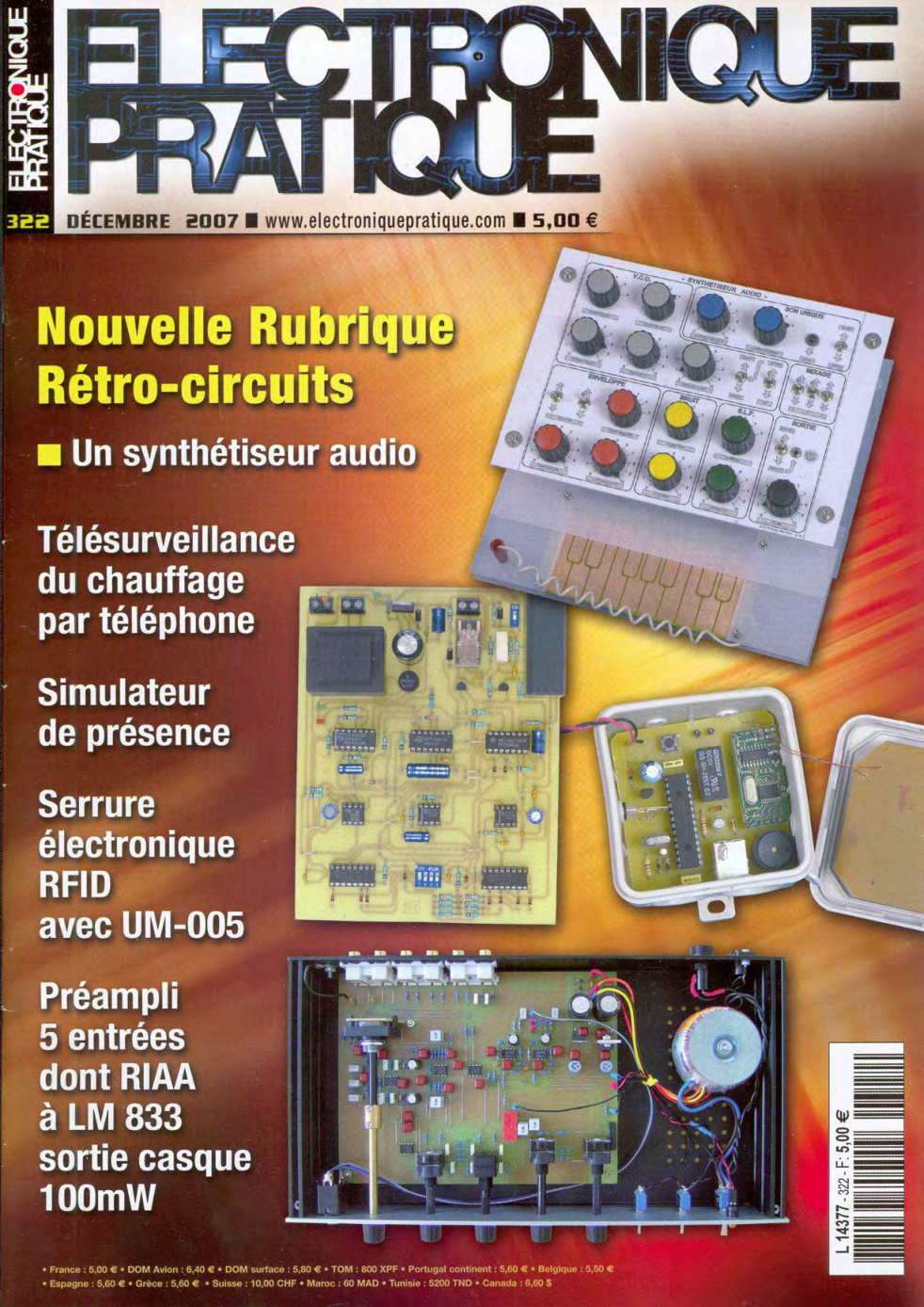 Première page de electroniquepratique numero322